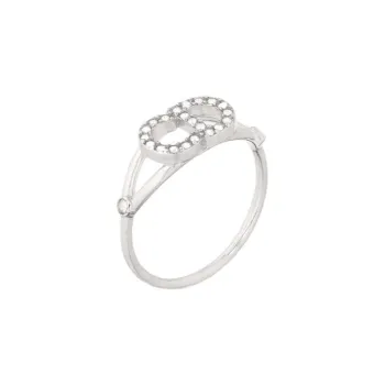 DIOR Metal Rings Women's Silver