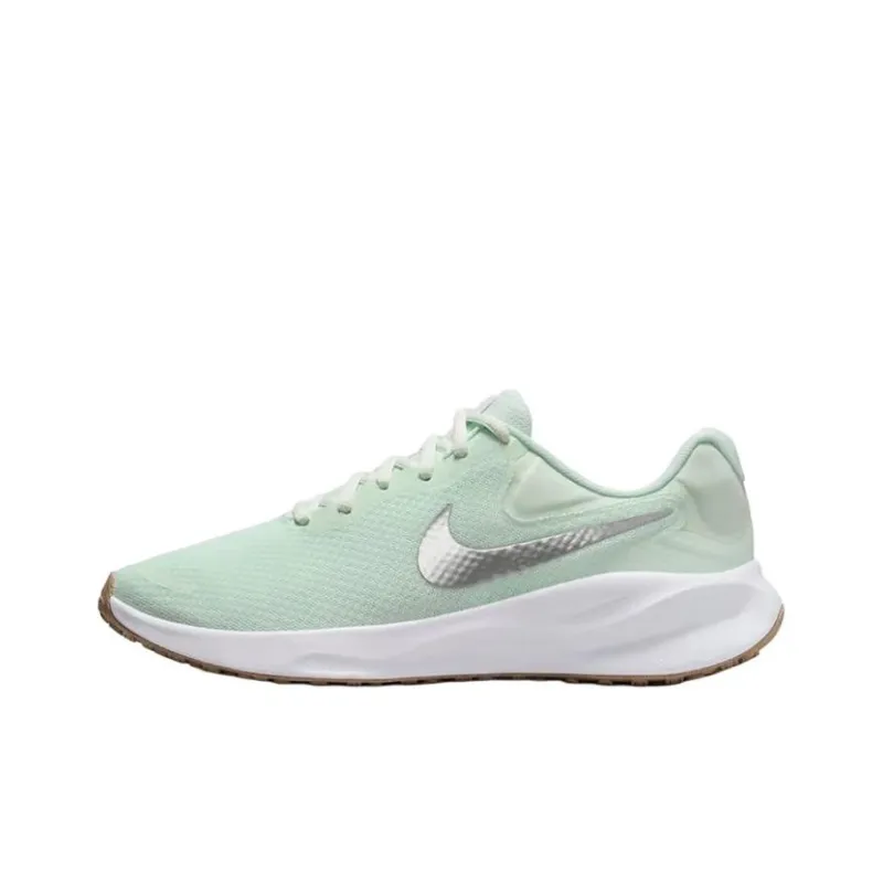 Nike Revolution 7 Barely Green White Platinum Tint Metallic Silver Women's-0
