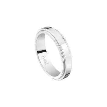 PIAGET POSSESSION Rhodium-Plated Rings Unisex Silver