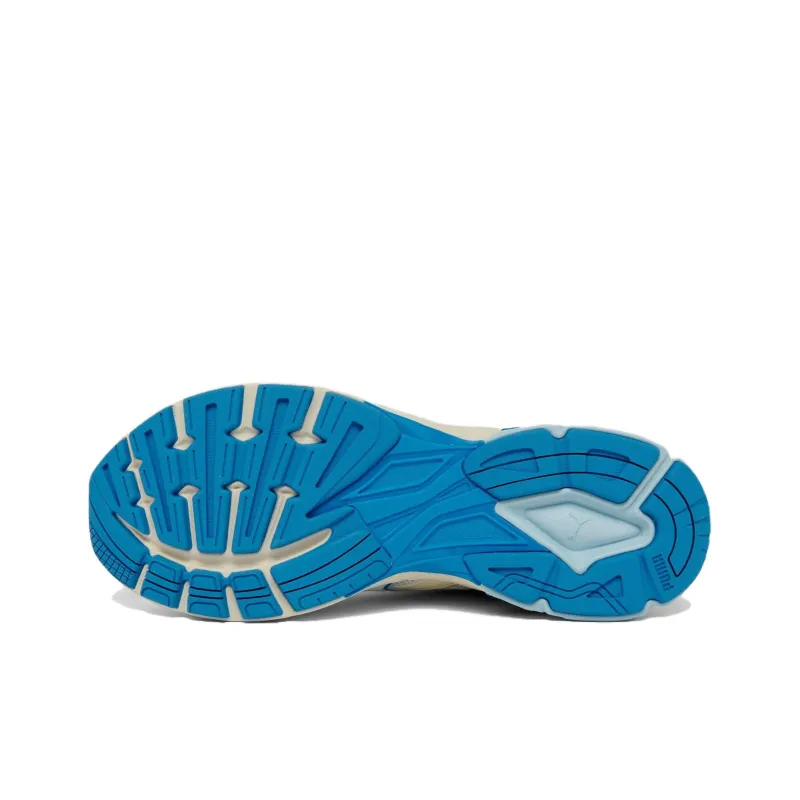 PUMA Velophasis Cushioning Wear Resistant Low Top Casual Shoes Men's Blue Beige-4