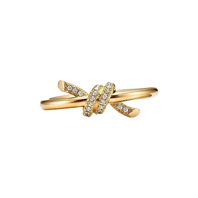TIFFANY & CO. Diamond, Karat Gold, 18K Gold Rings Women's-0