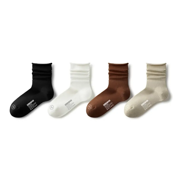 Bananain Mid Calf Socks Women's 4 Pack-1