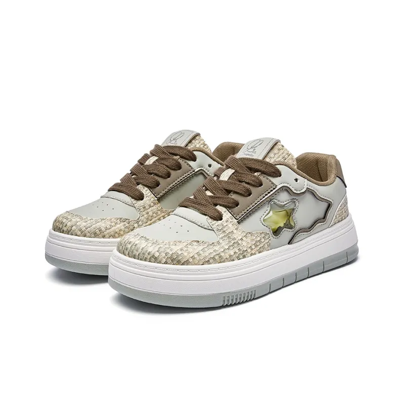 La Chapelle Lightweight Height Increasing Low-Top Skateboard Shoes Women's-1