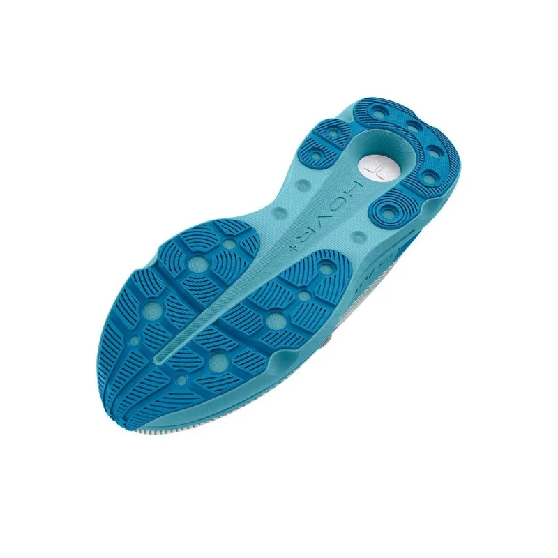 Under Armour Cushioning Slip Resistant Low Top Running Shoes Unisex Blue White-4
