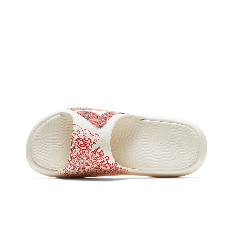 PEAK Slide Slippers Men's Canvas White-3
