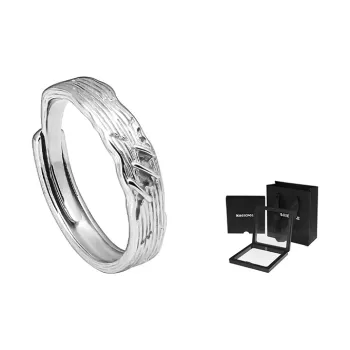MAGICPOLE 925 Sterling Silver Rings Unisex Silver