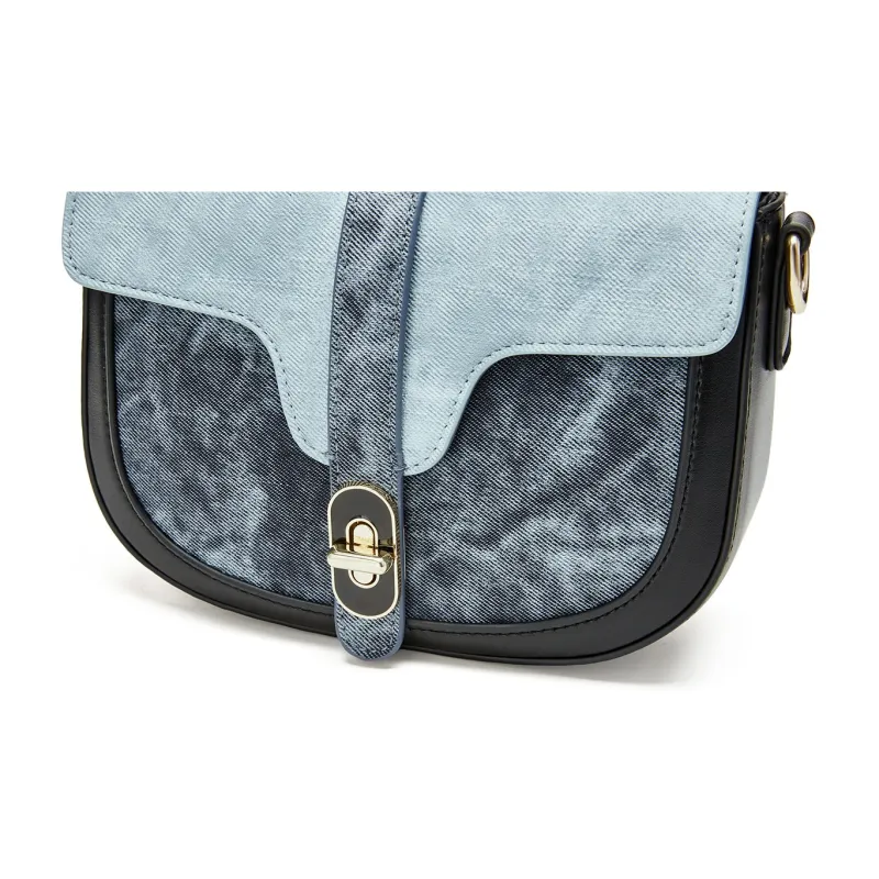 JOSINY PU Shoulder Bag Women's Gray Blue/Apricot-5