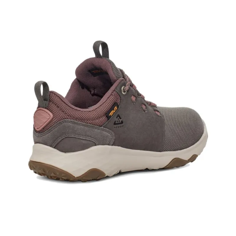Teva Canyonview Cushioned Slip-Resistant Low-Top Trekking Shoes Women's Gray Pink-3