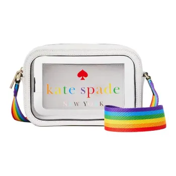 Kate Spade Saffiano Leather Camera Bags Crossbody Bag Shoulder Bag Women's White
