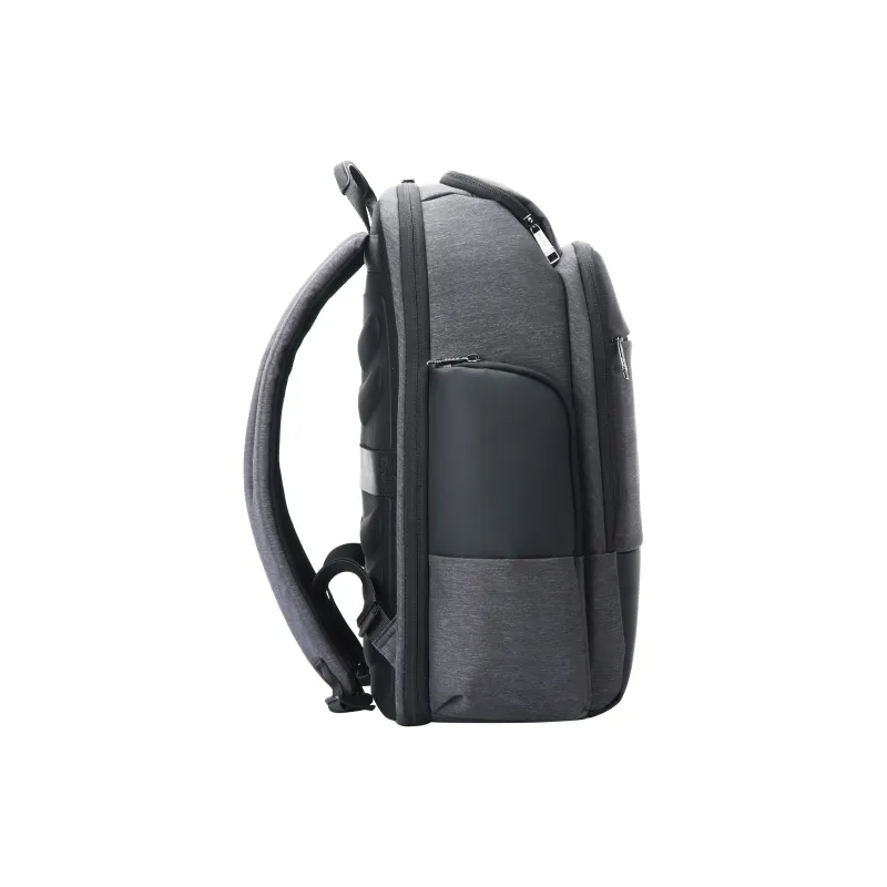 BOPAI Fabric Travel Essentials Backpack Men's Black/Gray-2
