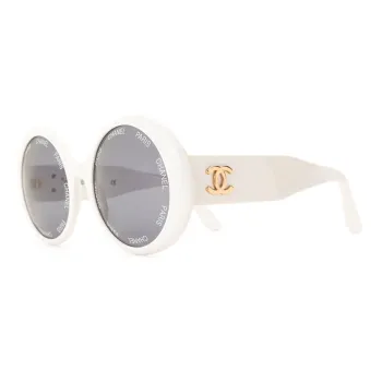CHANEL 1993 Cc Logo Round frame Sunglasses