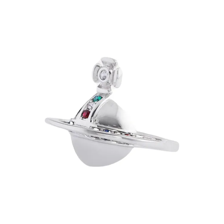 Vivienne Westwood SOLID ORB 925 Sterling Silver Rings Women's Silver-1