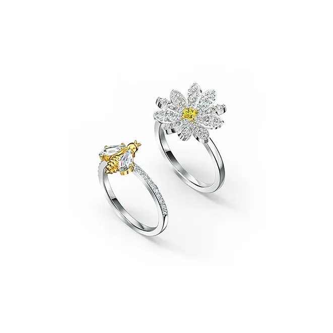 Swarovski Eternal Flower Rings Women's-4