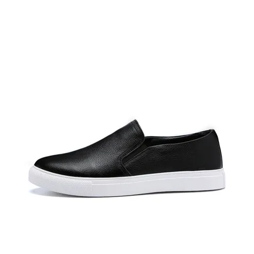 A fairy tale of a pair of shoes Skateboard Shoes Men Low-Top Black