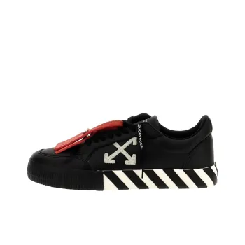OFF WHITE Low Top Skateboard Shoes Men's Black