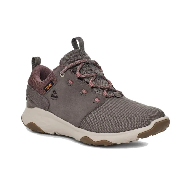 Teva Canyonview Cushioned Slip-Resistant Low-Top Trekking Shoes Women's Gray Pink-2