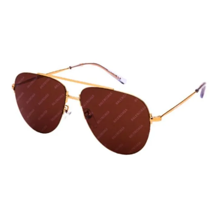 Balenciaga Aviator Sunglasses Men's Gold-1