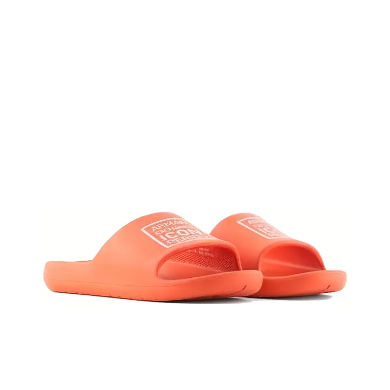 ARMANI EXCHANGE Slide Slippers Men's Orange-2
