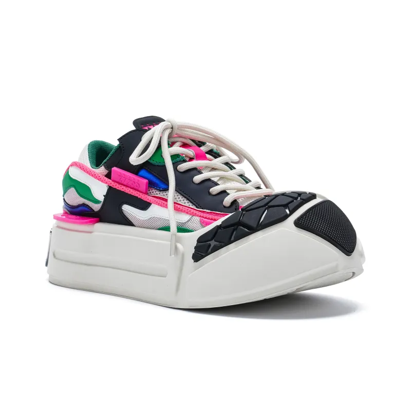 VINYVIOLA Slip Resistant Cushioning Wear Resistant Height Increasing Low Top Skateboard Shoes Women's-20