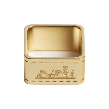 HERMES Rings Unisex Gold