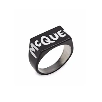 Alexander McQueen Graffiti Ring
