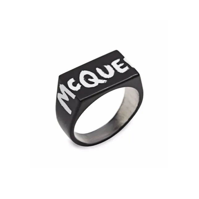 Alexander McQueen Graffiti Ring-0