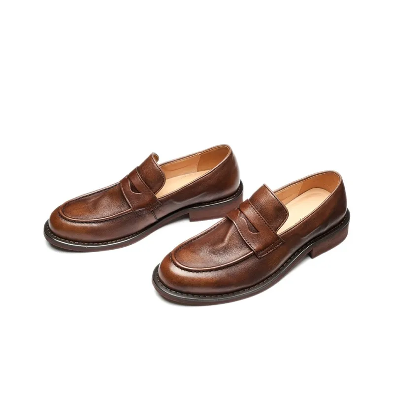 MANSA Loafers Men Black/Coffee-9
