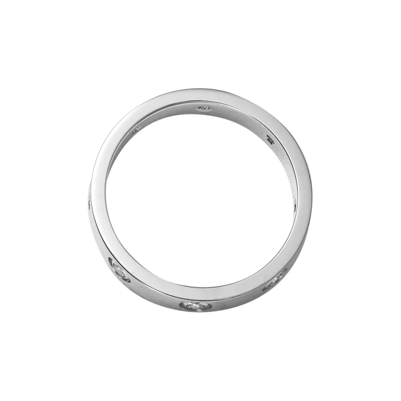 Cartier 18kt White Gold Love Diamond Ring-2