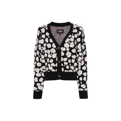 UGG W Shaina Floral-intarsia Cardigan