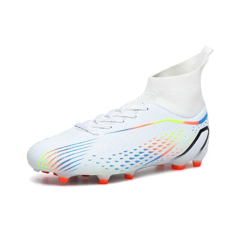 GERTOP Cushioning Anti-Slip Wear-Resistant Breathable Balance Lightweight Soccer Shoes Unisex-7