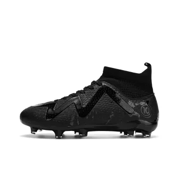 GERTOP Cushioning Anti-Slip Wear-Resistant Breathable Balance Lightweight Soccer Shoes Unisex