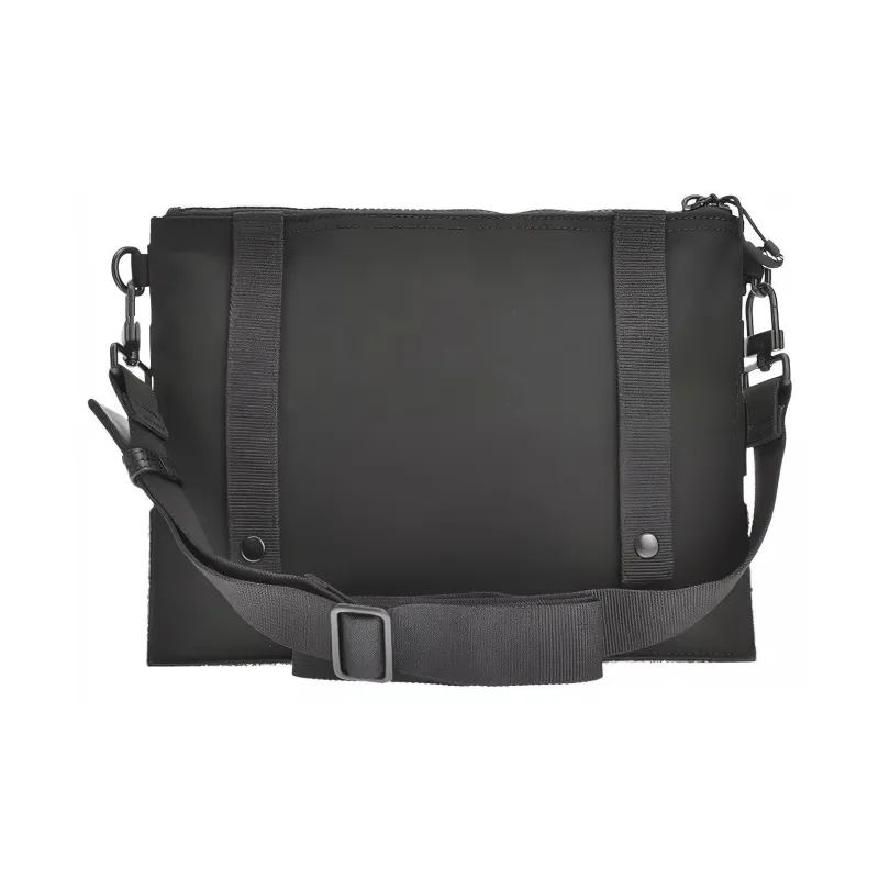 KENZO Nylon Envelope Bag, One Shoulder Crossbody, Clutch Large Size Men's Black-2
