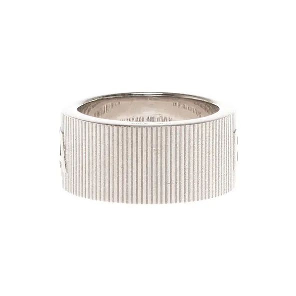 Balenciaga 925 Sterling Silver Rings Unisex Silver-1