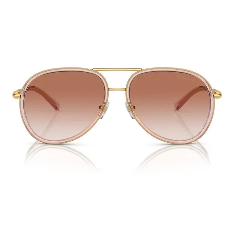 VERSACE Aviator Frame Sunglasses-1