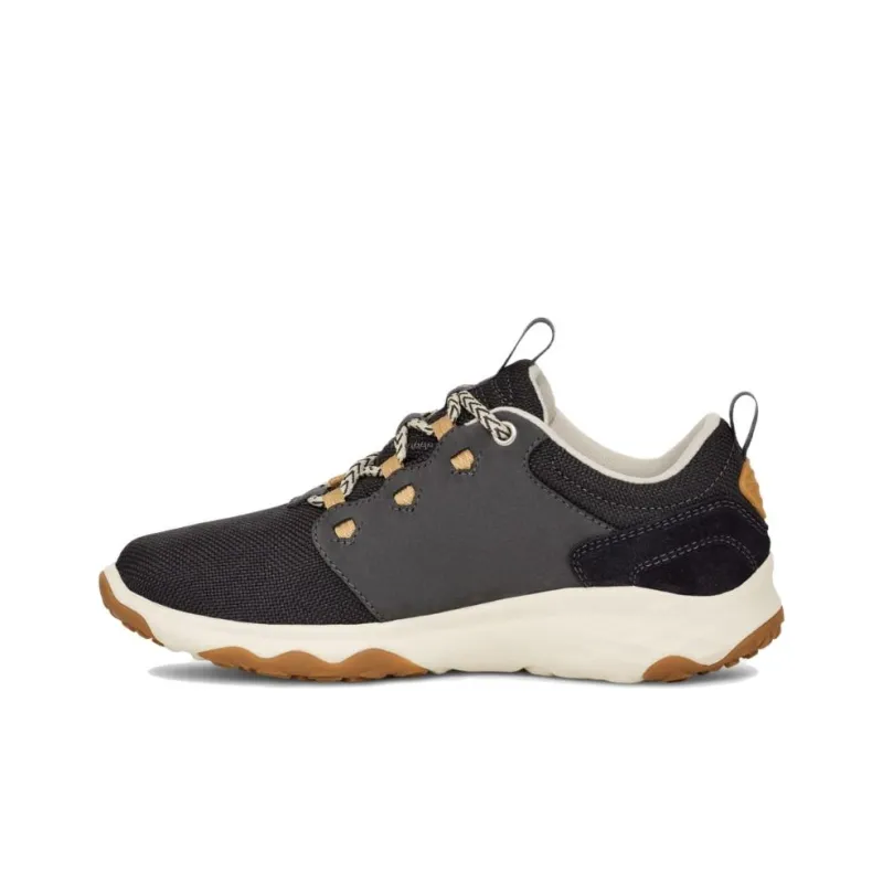 Teva Canyonview Anti-Slip Wear-Resistant Low-Top Hiking Trekking Shoes Women's Black Gray Color-0