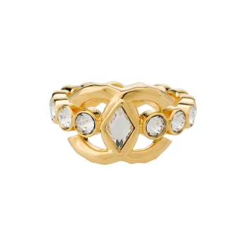 CHANEL Metal Rings Women's Gold