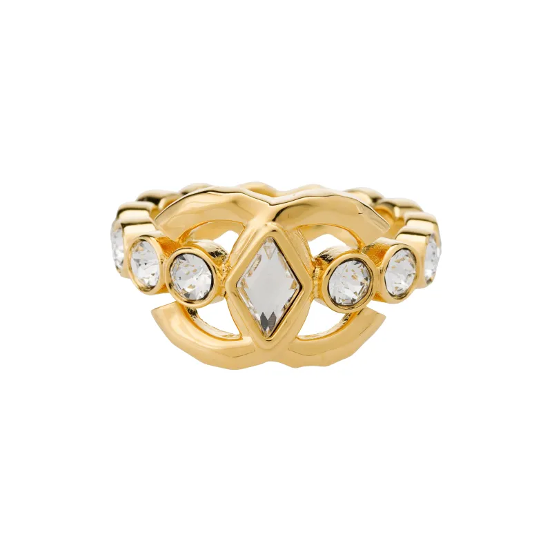 CHANEL Metal Rings Women's Gold-0