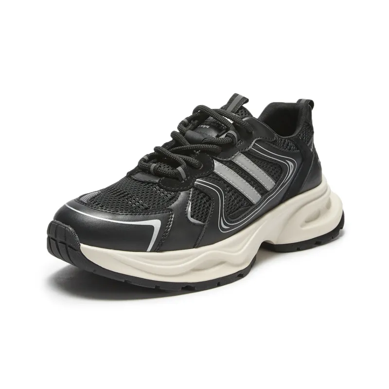 Hotwind Height Increasing Breathable Low-Top Chunky Sneakers Men's-1