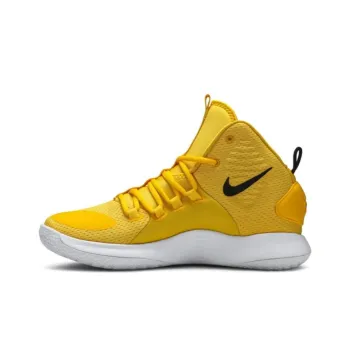 Nike Hyperdunk X Anti Slip Wear Resistant High Top Basketball Shoes Men's Yellow White