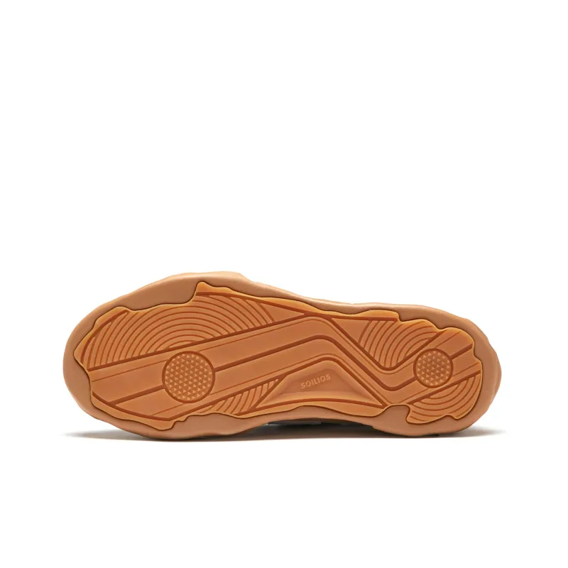 Soilios Anti Slip And Wear Resistant Lightweight Low Top Skateboard Shoes Unisex Toothpowder-4