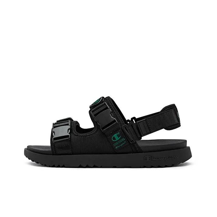 Champion Campus One Strap Sandals Men's Black-0