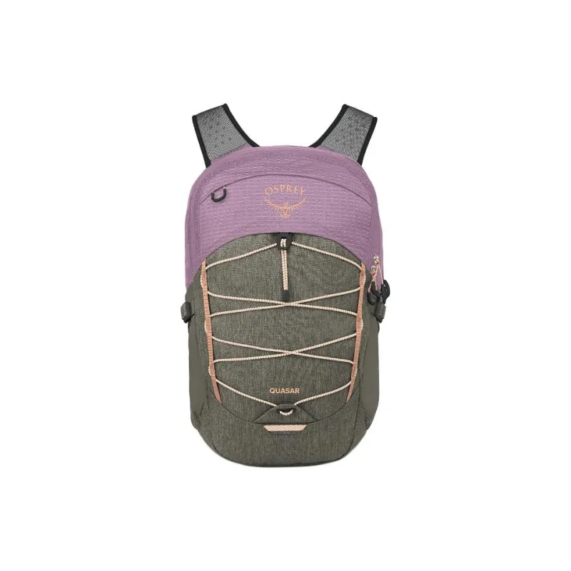 OSPREY Recycled Nylon Fabric Outdoor Mountaineering Bag Backpack Regular Unisex Light Gray & Pink-0
