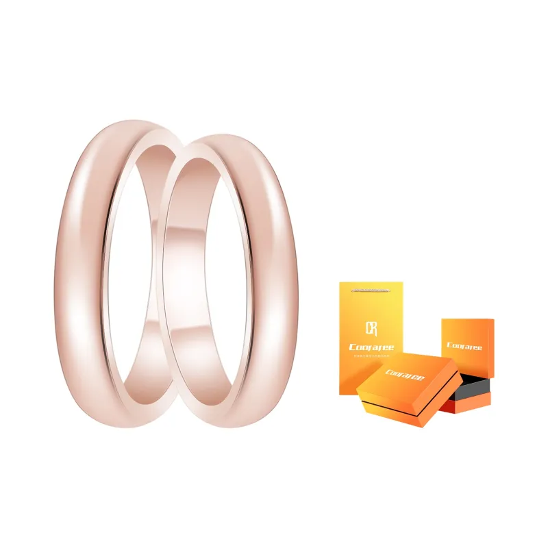 Cooraree Titanium Steel Rings Unisex-2