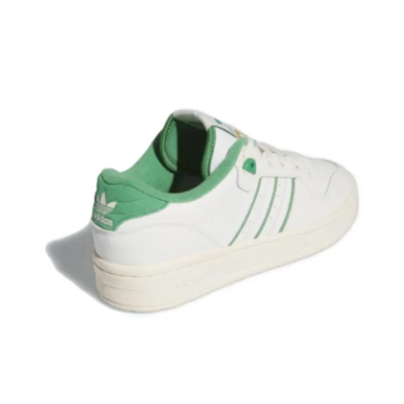 Adidas Originals Rivalry LOW Low Top Skateboard Shoes Women's White Green-3
