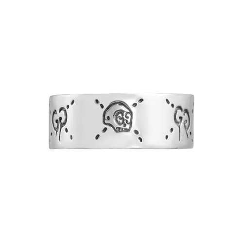 GUCCI Ghost Skull Ring Silver