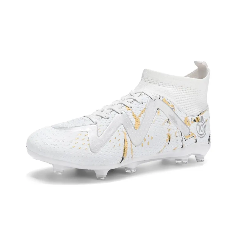 GERTOP Cushioning Anti-Slip Wear-Resistant Breathable Balance Lightweight Soccer Shoes Unisex-7