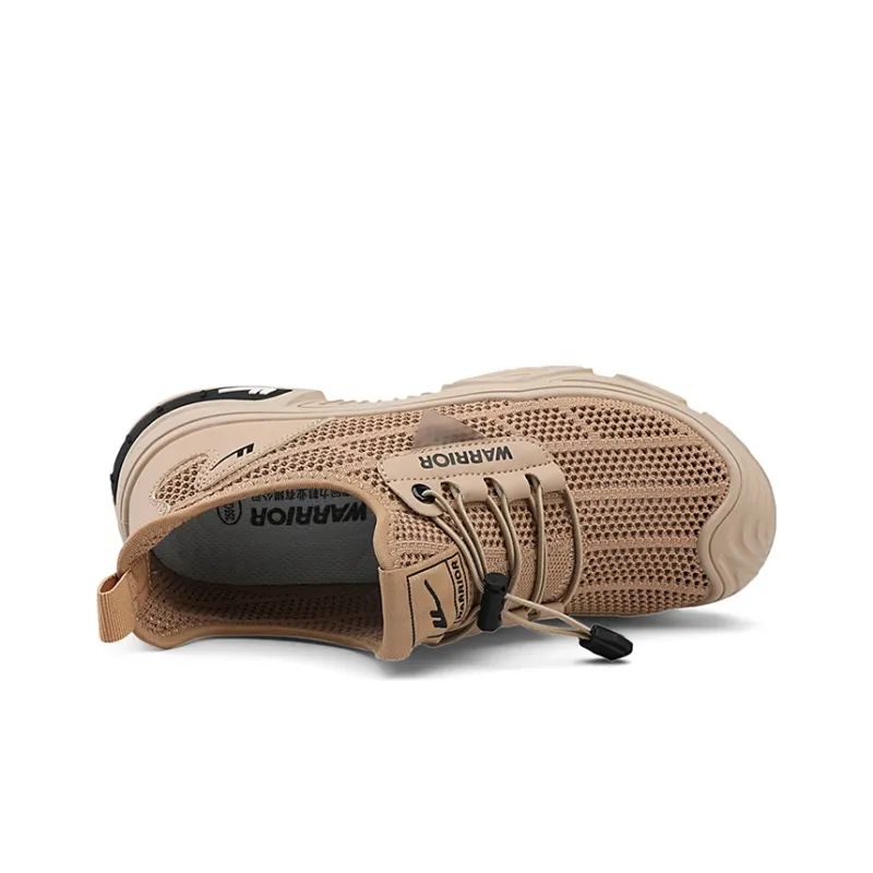 Warrior Breathable And Lightweight Low Top Outdoor Shoes Men's Beige-10