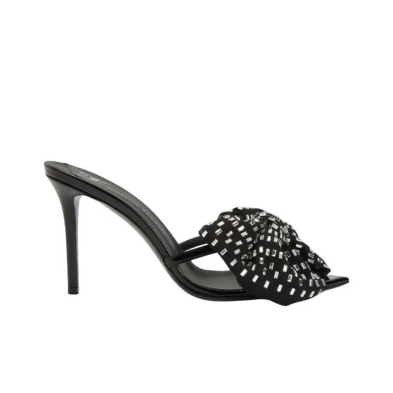 Giuseppe Zanotti/GZ Slip Resistant Slide Slippers Women's Black-1