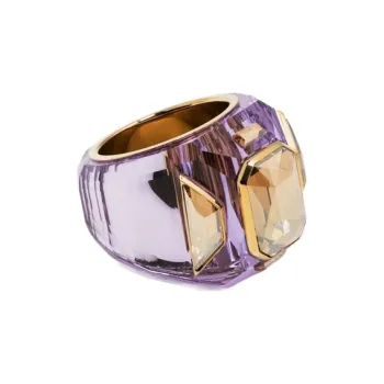 Swarovski Chroma Rings Women's Purple