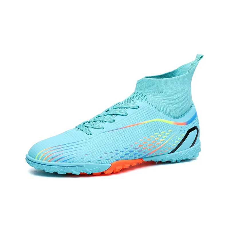GERTOP Cushioning Anti-Slip Wear-Resistant Breathable Balance Lightweight Soccer Shoes Unisex-32